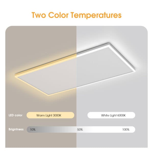 FAR Infrared Ceiling Heater Panel With LED light and Thermostat 370w 650x630 - Image 6